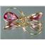 14k Gold Leverback Earrings, Pure Pink Topaz, E121
