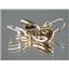 14k Gold Leverback Earrings, Smoky Quartz, E121