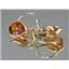 14k Gold Leverback Earrings, Twilight Fire Topaz, E121