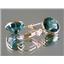 14k Gold Leverback Earrings, Paraiba Topaz, E211