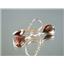 14k Gold Leverback Earrings, Mozambique Garnet, E221