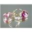 14k Gold Leverback Earrings, Pure Pink Topaz, E221