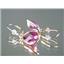 14k Gold Leverback Earrings, Pure Pink Topaz, E221