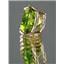 P040, Peridot 14k Gold Pendant