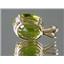 P040, Peridot 14k Gold Pendant