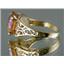 10K, 14K or 18K Gold Ladies Ring, Twilight Fire Topaz, R057