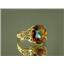 10K, 14K or 18K Gold Ladies Ring, Twilight Fire Topaz, R057