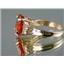 10K, 14K or 18K Gold Ladies Ring, Created Padparadscha Sapphire, R123