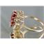 10K, 14K or 18K Gold Ladies Ring, Created Ruby, R283
