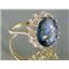 10K, 14K or 18K Gold Ladies Ring, Neptune Garden Topaz, R283