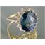 10K, 14K or 18K Gold Ladies Ring, Neptune Garden Topaz, R283