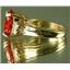 10K, 14K or 18K Gold Ladies Ring, Created Padparadscha Sapphire, R244