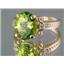 10K, 14K or 18K Gold Ladies Ring, Peridot, R136