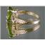 10K, 14K or 18K Gold Ladies Ring, Peridot, R136