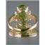 10K, 14K or 18K Gold Ladies Ring, Peridot, R136