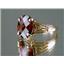 10K, 14K or 18K Gold Ladies Ring, Mozambique Garnet, R139