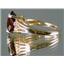 10K, 14K or 18K Gold Ladies Ring, Mozambique Garnet, R139