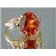 10K, 14K or 18K Gold Ladies Ring, Created Padparadscha Sapphire, R150