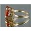 10K, 14K or 18K Gold Ladies Ring, Created Padparadscha Sapphire, R150