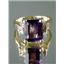 10K, 14K or 18K Gold Ladies Ring, Amethyst, R221