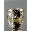 10K, 14K or 18K Gold Ladies Ring, Smoky Quartz, R221