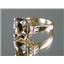 10K, 14K or 18K Gold Ladies Ring, Smoky Quartz, R221