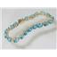 B002, Swiss Blue Topaz Gold Bracelet
