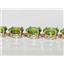 B003, Peridot, Gold Bracelet