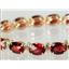 B002, Mozambique Garnet Gold Bracelet