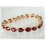 B002, Mozambique Garnet Gold Bracelet