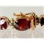 B002, Mozambique Garnet Gold Bracelet