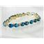 B002, London Blue Topaz Gold Bracelet