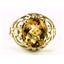 10K, 14K or 18K Gold Ladies Ring, Citrine, R004