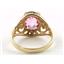 10K, 14K or 18K Gold Ladies Ring, Pure Pink Topaz, R004