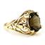 10K, 14K or 18K Gold Ladies Ring, Smoky Quartz, R004