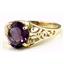10K, 14K or 18K Gold Ladies Ring, Amethyst, R005