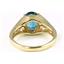 10K, 14K or 18K Gold Ladies Ring, London Blue Topaz, R005