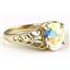 10K, 14K or 18K Gold Ladies Ring, Mercury Mist Topaz, R005
