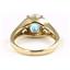 10K, 14K or 18K Gold Ladies Ring, Mercury Mist Topaz, R005