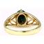 10K, 14K or 18K Gold Ladies Ring, Created Blue Green Opal, R137