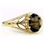10K, 14K or 18K Gold Ladies Ring, Smoky Quartz, R137