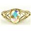10K, 14K or 18K Gold Ladies Ring, Mercury Mist Topaz, R137