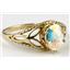 10K, 14K or 18K Gold Ladies Ring, Mercury Mist Topaz, R137