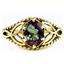 10K, 14K or 18K Gold Ladies Ring, Mystic Fire Topaz, R137