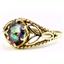 10K, 14K or 18K Gold Ladies Ring, Mystic Fire Topaz, R137