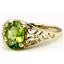 10K, 14K or 18K Gold Ladies Ring, Peridot, R005