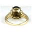 10K, 14K or 18K Gold Ladies Ring, Smoky Quartz (Concave Cut), R136