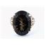 Sterling Silver Ladies Ring, Smoky Quartz, SR049