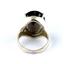 Sterling Silver Ladies Ring, Smoky Quartz, SR049
