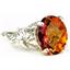 925 Sterling Silver Angel Ring, Twilight Fire Topaz, SR154